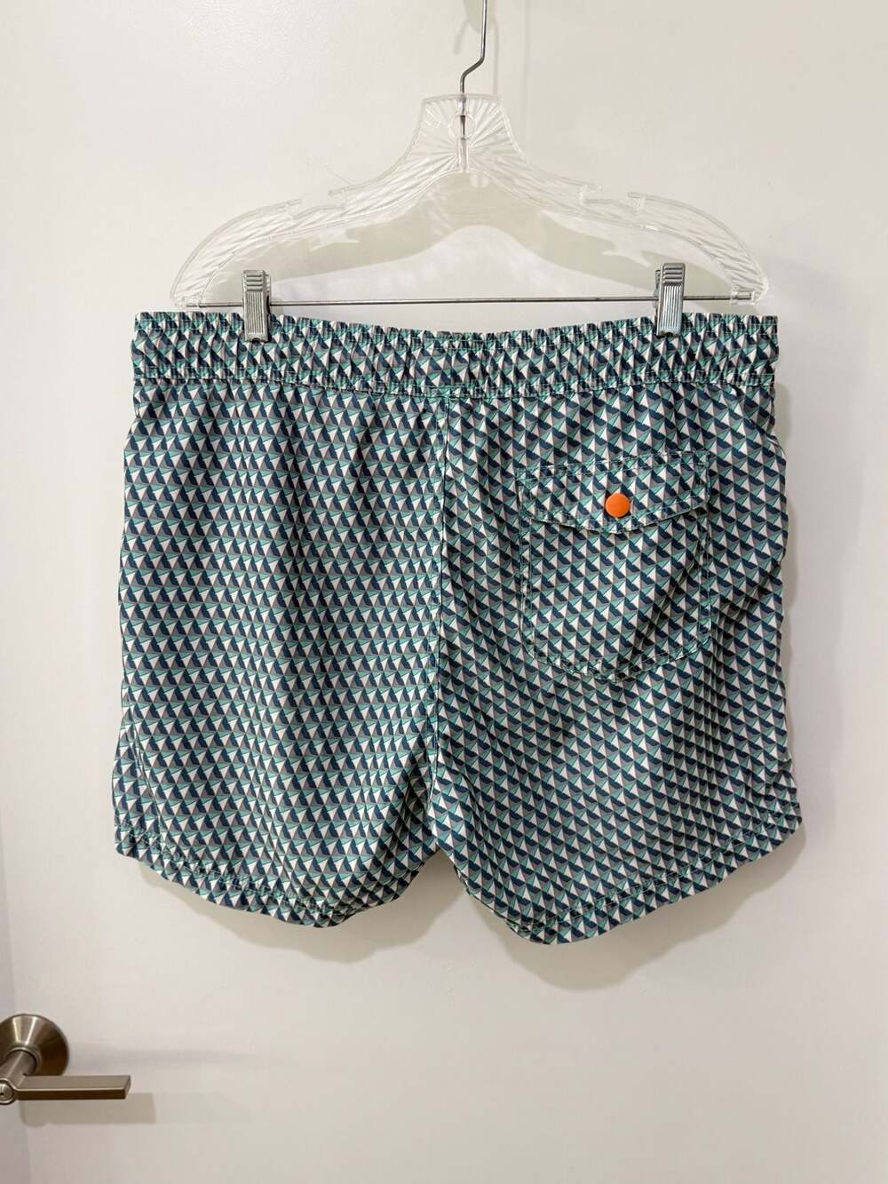 SWIMS Geometric Print Drawstring Swim Trunks Extra Large - Picture 3 of 7